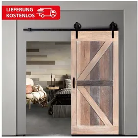 Indo Barndoor Shorea links 100 x 215 cm beige