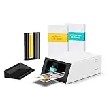 Liene PixCut S1 | All-in-One Fotodrucker, Aufkleberdrucker und Schneidemaschine | Multifunktionsdrucker und Stickerdrucker für Scrapbook und DIY-Projekte | 300 DPI Farbsublimation