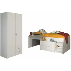 Kinderzimmer Milky, 2-tlg. - Weiß / Grey Loft