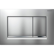 Geberit Sigma30 Betätigungsplatte für 2-Mengen-Spülung mattchrom-lackiert/hochglanz-verchromt 115.883.JQ.1