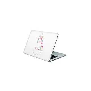 Skins4u Folie Sticker Skin Vinyl Aufkleber mit farbenfrohen Motiven für bis 15.6 Zoll 38.1x26.7cm Laptop Skin Decal Cover Little-Unicorn