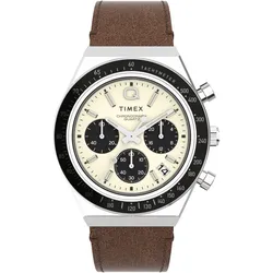 Chronograph TIMEX "DIVER INSPIRED", braun, Armbanduhren, Herren, Quarzuhr, Armbanduhr, Herrenuhr, Datum, Leuchtzeiger, Stoppfunktion