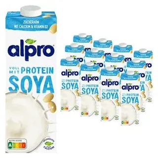 ALPRO Sojamilch Natürlich 12 Stück à 1 L