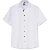 Olymp Businesshemd OLYMP "OLYMP Luxor, modern fit, New Kent", Herren, Gr. 41, Normaler Arm, weiß, 100% Baumwolle, Hemden