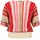 Zero Oversized-Pullover gestreift in patch CreamRed | Gr.: 44