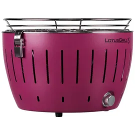 Lotusgrill Holzkohlegrill S pflaumenlila inkl. USB Anschluss