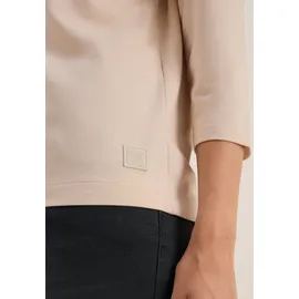 Cecil CECIL, 3/4-Arm-Shirt mit Knopfdetail, beige