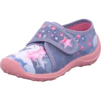 Fischer Markenschuh Hausschuh Einhorn grau/rosa - Schwarz