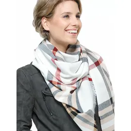 Fraas Schal 60 x 200 cm - Made in Germany - Stola festlich - Aus reinem Polyacryl - XXL Schal kariert für Damen - Einheitsgröße