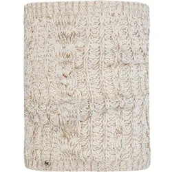 BUFF Herren Schal Knitted COMFORT DARLA, WEISS, ONE SIZE