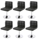MCW Esszimmerstuhl Cadiz Kunstleder schwarz 6er Set