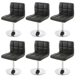 MCW Esszimmerstuhl Cadiz Kunstleder schwarz 6er Set
