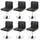 MCW Esszimmerstuhl Cadiz Kunstleder schwarz 6er Set
