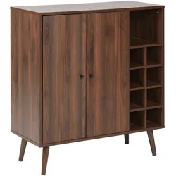 Sideboard dunkler Holzfarbton TULLAMORE