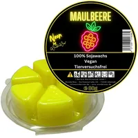 WonderWax Duftwachs WonderWax® Duftwachs Kreis 6 pcs Neon (Maulbeere), Duftrichtung: Maulbeere