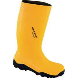 Dunlop Sicherheitsstiefel EN20345 S5 CI SRC Gr.46 Purofort+ gelb Stahlkappe/sohle