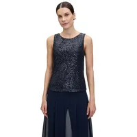 Vera Mont Blusentop Damen ohne Arm blau XXL (48)