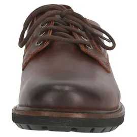 CLARKS Batcombe Tie Schuhe Dark Tan Lea 42