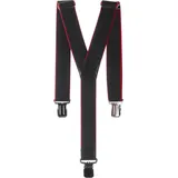 Ladeheid Hosenträger Herren Hosenträger LATGSZ6/40 (1-St) rot|schwarz