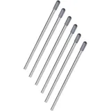 Spülmaschinen Stab Einsatz, 6 Stück, 28 cm Länge, Edelstahl Halterung passend für die meisten Spülmaschinen, Weinglas, Bierglas, Soda Glas, Flaschenständer für Geschirrkorb, Flaschenhalter Geschirr