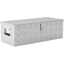Homcom Werkzeugbox 76 x 33 x 25 cm 1-tlg. silber