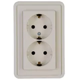 Kopp 118301084 Schutzkontakt 2-fach-Steckdose UP-Standard