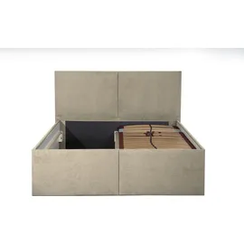 Halmon Schlafkomfort Betten Milano 160 x 200 cm H3 Beige