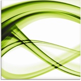 Artland Glasbild »Abstrakte Komposition«, Gegenstandslos, (1 St.), grün