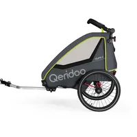 Qeridoo QUPA 2 Kinderanhänger lime 2023