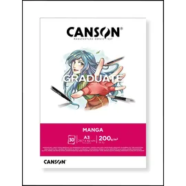 Canson Graduate Manga-Block A3 200 g/m2 30 Blatt