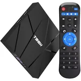 Android TV Box 10.0, Android Box 1 GB RAM 8 GB ROM Allwinner H616 Quad-Core-Smart Box, Unterstützung 6K, H.265, 3D, 2,4 G WiFi, 10 / 100M Ethernet