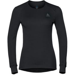 Odlo Damen Active Warm Base Layer Langarmshirt, XL - black