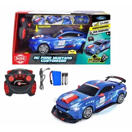 DICKIE RC-Auto Ford Mustang Customized 2,4GHz RTR blau (201105014)