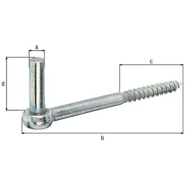 GAH Alberts Kloben z.Einschr.13x165mm galv.verz.d.pass.GAH