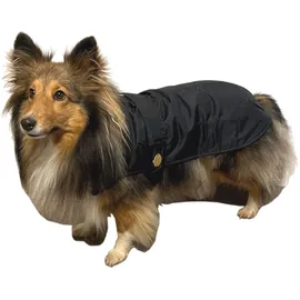 Fashion Dog Hunde-Regenmantel mit Fleecefutter Schwarz 65 cm 1 St