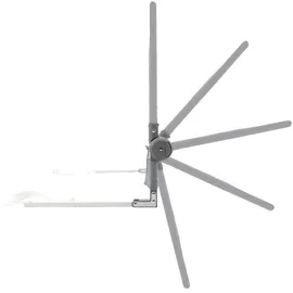Asalvo Bettschutzgitter 2 In 1 150 cm Weiß