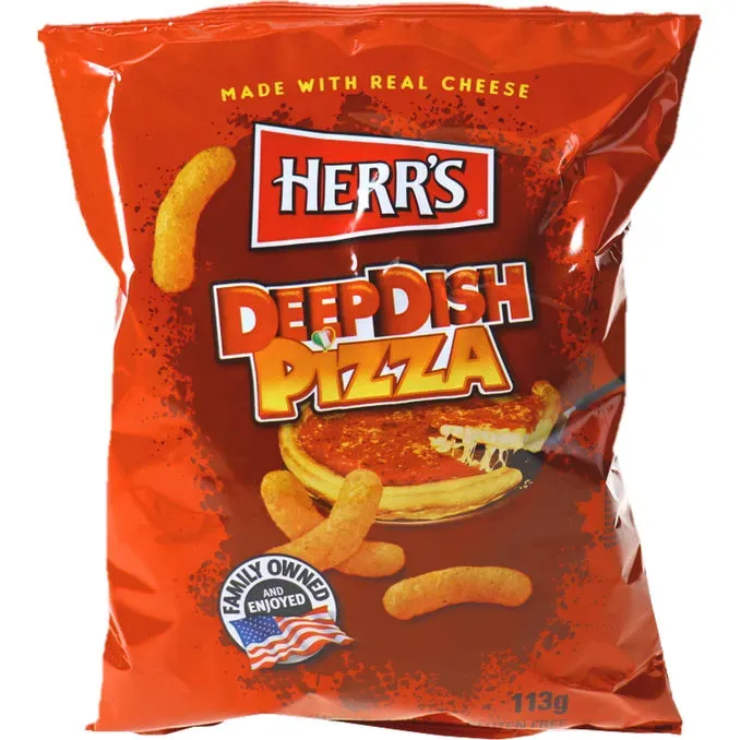 Herrs Herr"s Deep Dish Pizza Cheese Curls'