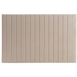 Beige-graues Samt-Kopfteil L170 cm NEHA