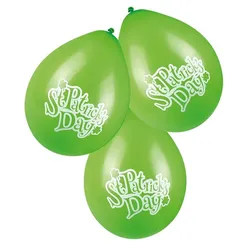 6 Happy St. Patricks Day Latexballons 25cm - OS