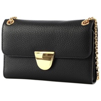 Coccinelle Ever Mini Bag Wallet Grained Leather Noir