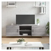 VidaXL TV-Schrank Grau Sonoma 150x30x50 cm Holzwerkstoff