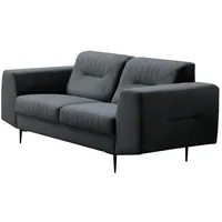 Beautysofa 2-Sitzer VENEZIA, Relaxsofa im modernes Design grau