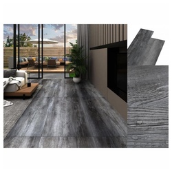 vidaXL Laminat PVC-Laminat-Dielen 5,02 m2 2 mm Selbstklebend Glänzend Grau Vinylboden grau