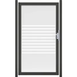 GROJA GroJaAmbiente Tor Streifen DIN: rechts Rahmen DB703