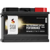 SIGA Autobatterie 12V 55Ah 500A/EN ersetzt 44Ah 45AH 46AH 47Ah 50AH 52AH 53AH