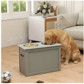 PawHut Napf MDF, Edelstahl