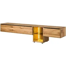 MASSIVMOEBEL24.DE Wien Lowboard 220x43x55 cm Natur Geölt Holz