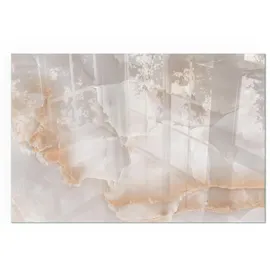 Tulup Glasplatte Rechteck 120 x 80 x 0,4 cm Beige