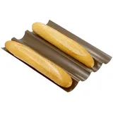 Gobel 258330 Baguette-Backblech, Braun