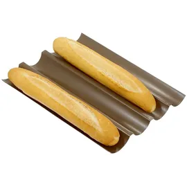 Gobel 258330 Baguette-Backblech, Braun